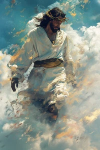 Jesus Religious Canvas Picture Print Wall Art - Picture 1 of 10
