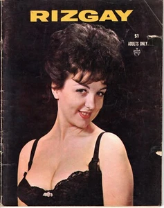 RIZGAY 1962 Scarce GLAMOUR Man's Men's Magazine Pinup MODEL Photography - Imagen 1 de 2