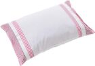 Sobagara Buckwheat Husk Pillow Pink Stripe Over Made In Japan 30X45cm 11.8X17.7"