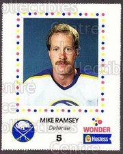 1987-88 Buffalo Sabres Wonder Bread #21 Mike Ramsey
