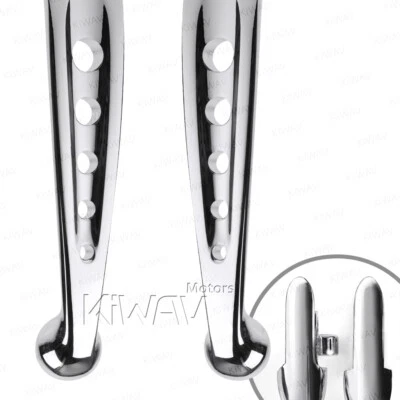 Комплект хромированных рычагов ручного управления KiWAV 5 отверстий подходит для Harley Street Glide FLHX 08-13 годов выпуска - Изображение 1 из 4