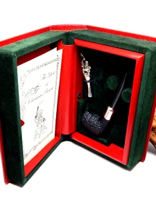 DUNHILL 2009 "GHOST OF CHRISTMAS PRESENT" SHELL 3103 No.218 ESTATE PIPE COMPLETE - Picture 1 of 12