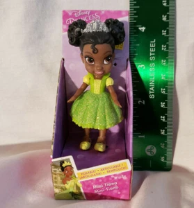 3.25" Disney Mini Tiana Figure Posable Doll 3Y+ Princess Frog Jakks Pacific 2019 - Picture 1 of 4