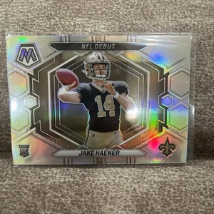 2023 Panini Mosaic Jake Haener NFL Debut Silver Mosaic Rookie Card RC #ND-7 - Picture 1 of 2