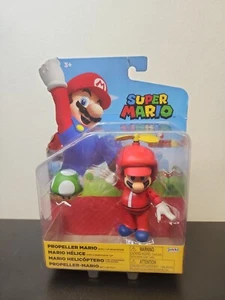 Super Mario Action Figure PROPELLER MARIO In Hand 4 inch Mushroom Free Shipping! - Picture 1 of 6