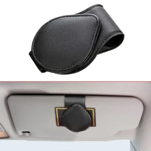 1× Car Sun Visor Sunglasses Glasses Card Ticket Holder Fastener Clips Magnetic - Picture 1 of 12