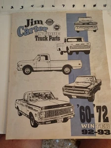 Jim Carter Antique Truck Parts 1960-1972 Catalog - Picture 1 of 4