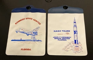 Vintage Kennedy Space Center- 2 vinyl Auto hanging waste bags -RARE! unused-NM/M - Picture 1 of 1