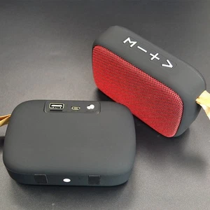 Portable Wireless Bluetooth Speaker 3W Mini Square Speaker with U Disk Support - Photo 1 sur 9