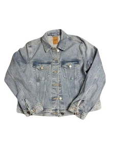 Giacca camionista GAP donna grande blu denim - Foto 1 di 9