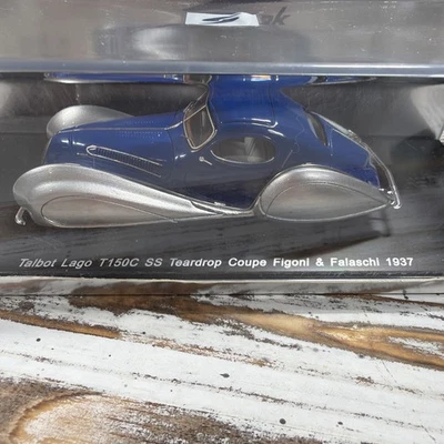 SPARK TALBOT LAGO T150C SS TEARDROP COUPE FIGONI & FALASCHI 1937 S2705 1/43 - Image 1 of 4