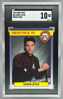 6510871 Derek Jeter 1992 primera fila selecciones del draft radiocontrol novato #55 SGC 10 Foto 1 de 3