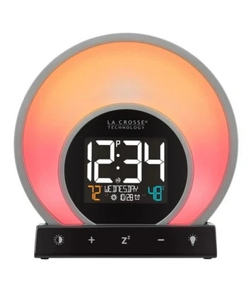 La Crosse Technology Soluna C79141 Mood Light Alarm with Black - Image 1 of 3