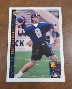 1992 Upper Deck Quarterback Club G22 Troy Aikman Cowboys - Picture 1 of 2