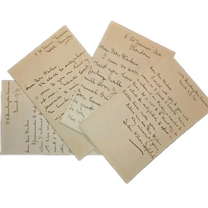 1891 Helen Hopekirk 4 Briefe Boston Pianist Komponist Wien Leschetizky Student - Bild 1 von 7