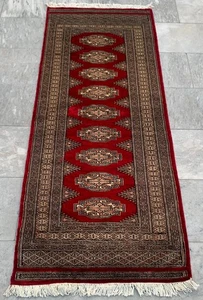 2x6 ft Vintage Afghan Hallway Runner Rug Kitchen Decor Runner Area Wool Rug - Picture 1 of 8