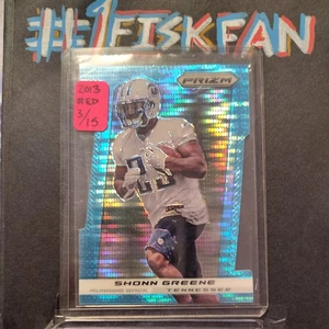 SHONN GREENE - 2013 Panini Prizm #49 Light Blue Pulsar Prizm Die-Cut #ED 3/15 - Picture 1 of 3