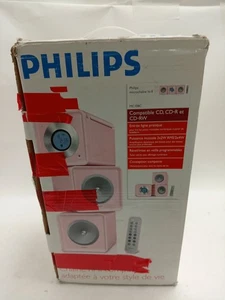 Philips Micro Hi-Fi System MC108C CD Player Pink with Remote Bundle - Picture 1 of 9