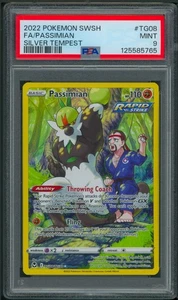 Pokemon SWSH Silver Tempest Passimian Trainer Gallery Full Art TG08/TG30 PSA 9 - Picture 1 of 2