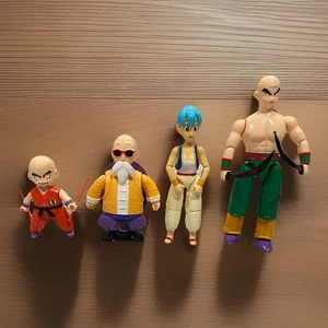 Vintage Dragon Ball Z Model Kit Action Figure Bulma, Krillin, Tien & Mastr Roshi - Picture 1 of 3