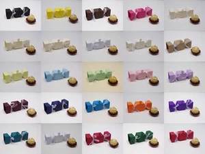 20 Hanging Xmas Cracker/Table Decoration Favours - 25 Colours To Choose From - - Picture 1 of 25