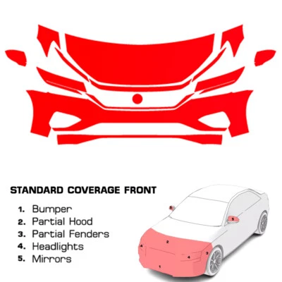 PreCut Paint Protection Film Clear Bra PPF Kit For Volkswagen Passat 2020-2022 - Image 1 of 4