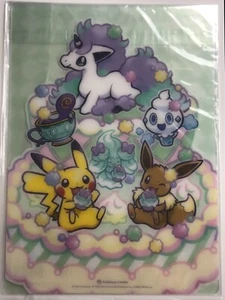 Pokemon Center 2020 Galarian Ponyta Alcreamie Eevee Pikachu Pencil Board - Bild 1 von 3