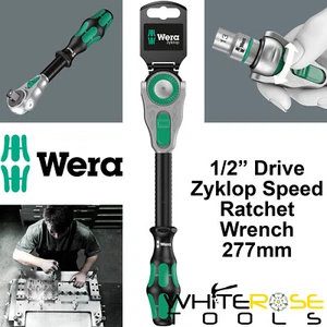 Wera Zyklop Speed Socket Ratchet Wrench 8000C SB 1/2" Drive 277mm 72 Tooth - Picture 1 of 9