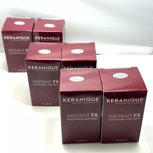 Keranique Instant FX 100% Natural Hair Fibers(Blonde,Light Brown,Black)LOT OF 2 - Picture 1 of 5