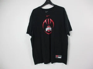 Ohio State Buckeyes Shirt Adult Extra Large Black Red Nike Football OSU Mens - Picture 1 of 19