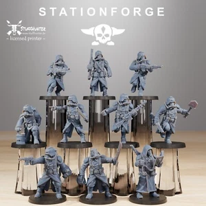 Acólitos Grim Guard (10) - Forja de estación - Mesa oscura cuerpo infantería - Imagen 1 de 10