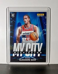 Alexandre Sarr Rookie 2024-25 Panini MyCity NBA #20 Card Wizards 1/268 - Imagen 1 de 2
