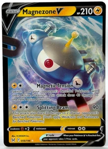 MAGNEZONE V Rare Holo Sword Shield Lost Origin 56/196 Pokemon - Picture 1 of 2