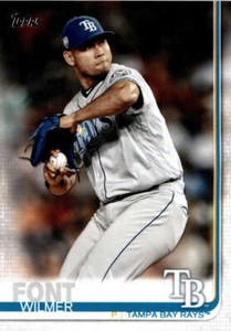 2019 Topps Series 2 Advanced Stat #429 WILMER FONT /150 Tampa Bay Rays 