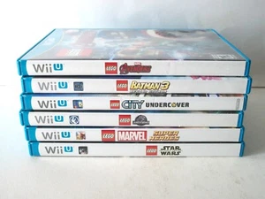 Nintendo Wii U LEGO Games Lot City Undercover Marvel Avengers Heroes Batman Game - Picture 1 of 21