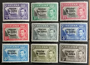 JUEGO TRISTAN DA CUHNA 1952 A 1/- SG1-9 RECIÉN MONTADO LIGERAMENTE COMO NUEVO.CAT £30 - Imagen 1 de 1