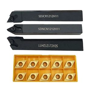 1/2" SDJCR1212H11 SDJCL1212H11 SDNCN1212H11 con carburo 10p DCMT11T304 DCMT32.51 - Imagen 1 de 7