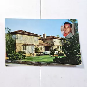Tarjeta postal vintage de la residencia de Danny Thomas Beverly Hills, California - Imagen 1 de 2