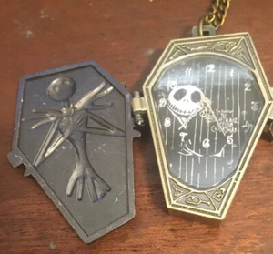  Watch Pendant Nightmare Before Christmas Jack Coffin Antique color # 531 - Picture 1 of 3