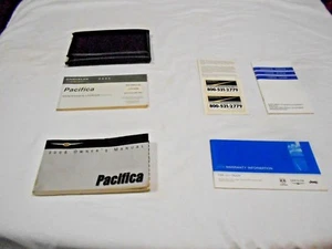 2006 CHRYSLER PACIFICA OWNER MANUAL 5/PC SET & BLACK CHRYSLER CASE OEM - Picture 1 of 5