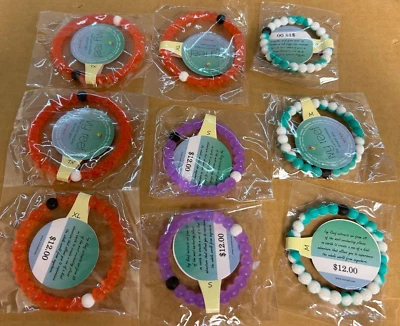 Lot of 9 NWT My Ivy Reef - Water Earth Green Bracelet Extract BoHo Nature M/S/XL - Image 1 of 3