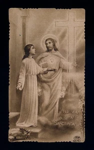 santino seppia ediz. EB n.559 PER VIAM PURITATIS SANCTIFICATUR - Picture 1 of 1