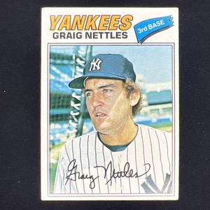 1977 Topps Baseball Graig Nettles New York Yankees Card #20 - Picture 1 of 2