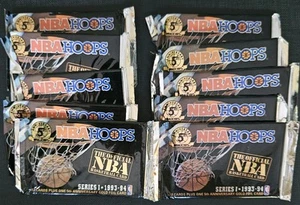 1993-94 NBA Hoops Series 1-10 Factory Sealed Packs - Picture 1 of 2