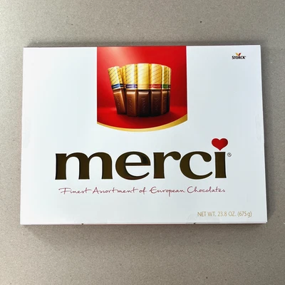 Merci Finest Surtido de Chocolates Europeos 23.8 OZ 8 Variedades 54 Piezas Nuevo Foto 1 de 4