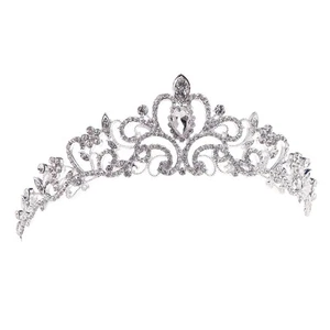 Queen Crown and Tiaras Princess Crown for Women & Girls Crystal Headbands - Picture 1 of 8