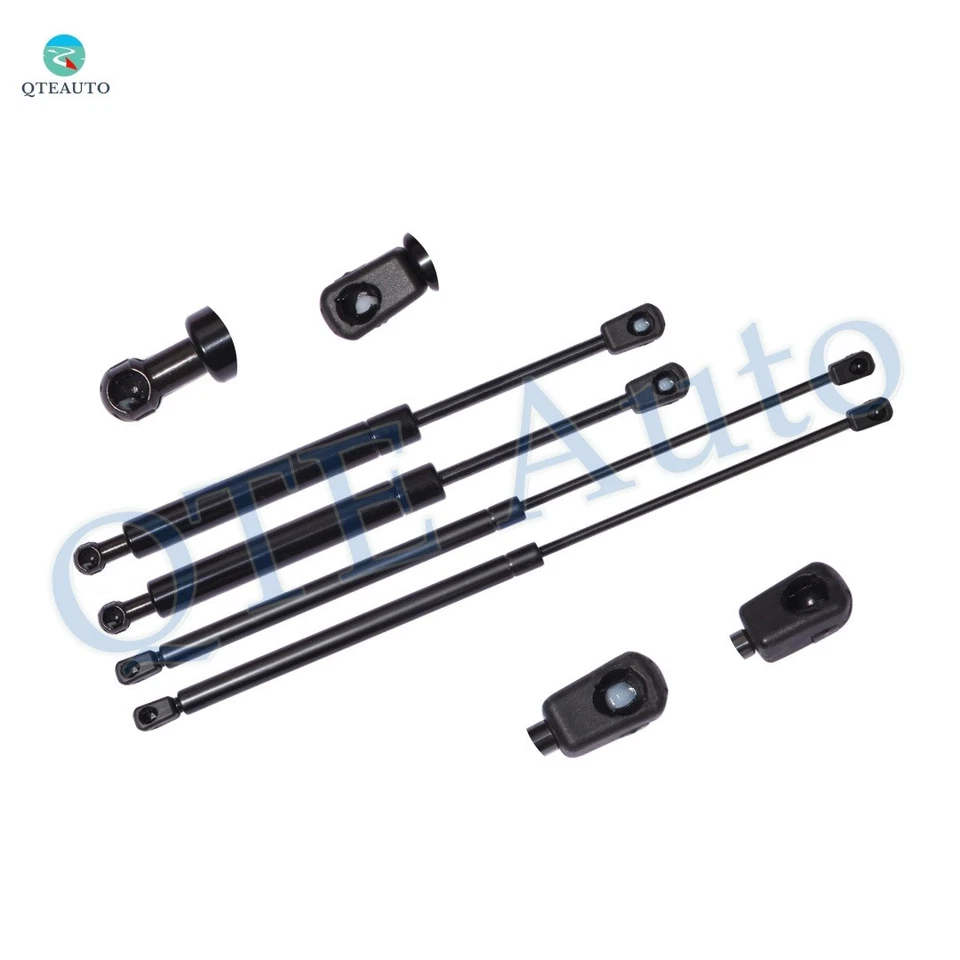 Juego de 4 soportes de elevación de tapa de maletero delantero-trasero para Saab 9-3 2001-2003 con alerón Foto 1 de 4