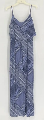 Maxi Vestido Sunny Girl Usado Para Mujer Azul Sin Mangas Talla Grande Foto 1 de 4