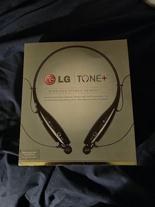 NIB- LG Tone+ HBS-730 Wireless Bluetooth Headset Black - Picture 1 of 5