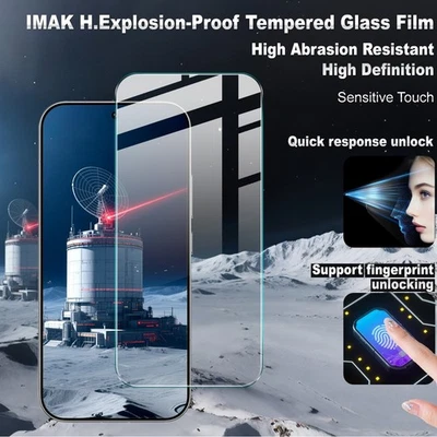 IMAK For XiaoMi 17 Pro, HD Tempered Glass Film (Support fingerprint unlocking) - Image 1 of 4